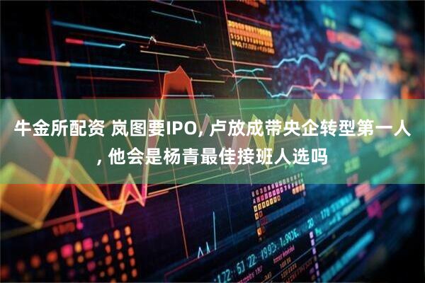 牛金所配资 岚图要IPO, 卢放成带央企转型第一人, 他会是杨青最佳接班人选吗