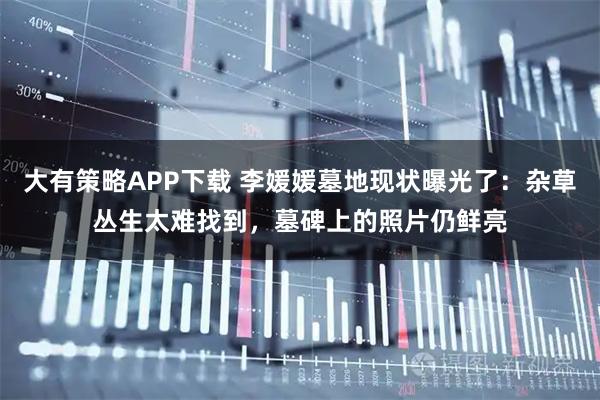 大有策略APP下载 李媛媛墓地现状曝光了：杂草丛生太难找到，墓碑上的照片仍鲜亮